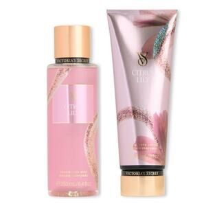 Victoria's Secret Lunar New Year Citrus Lily Fragrance Body Lotion and Mist Set